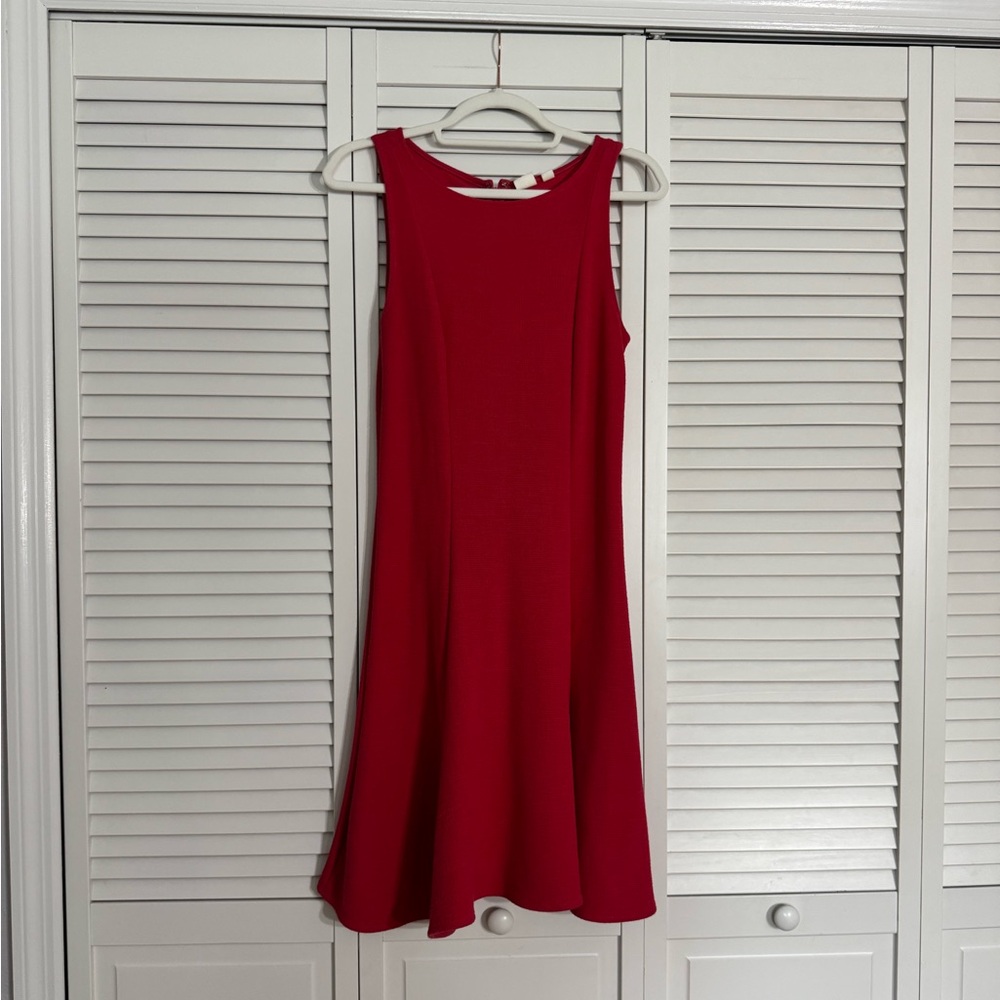GAP Red Mini Sleeveless Dress flowy, A-line silhouette Sz 2